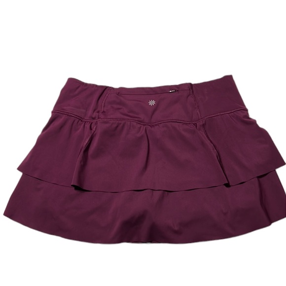 Athleta Momentum Tennis Running Athletic Skirt Skort Size S Color: Plum Purple - Picture 4 of 9
